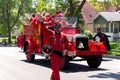 Vulcan Krewe Waves at Parade Royalty Free Stock Photo